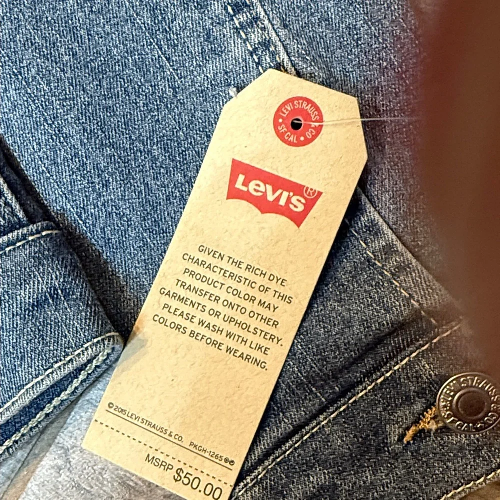 Levi's Big Boys Denim‎ Trucker Jacket Size Large 12-13 NWT Fall Fashion